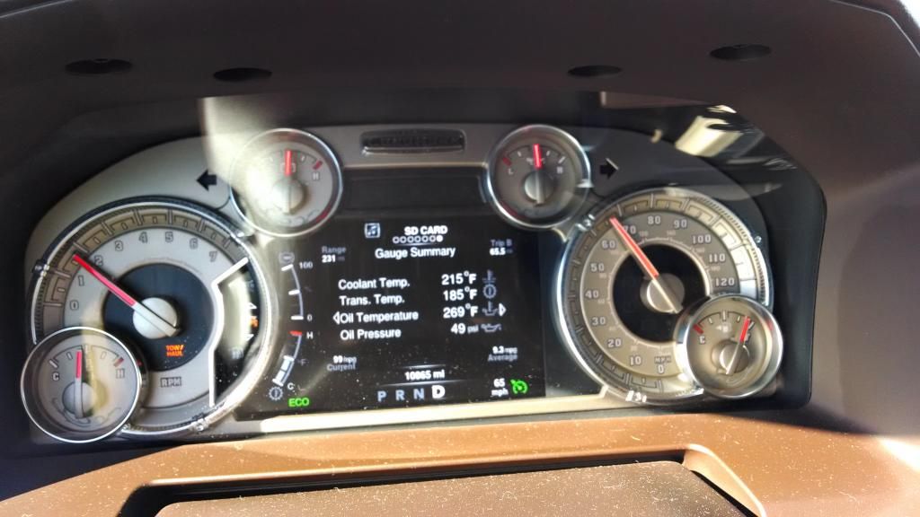 Oil temp while towing. DODGE RAM FORUM